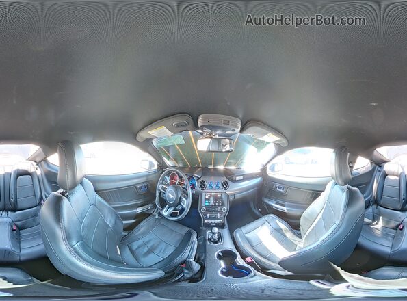 1FA6P8TH3G5318154 2016 FORD MUSTANG Black Widok wnętrza 360 stopni