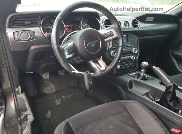 1FA6P8TH3G5326738 2016 FORD MUSTANG Gray Առջևի վահանակի տեսք