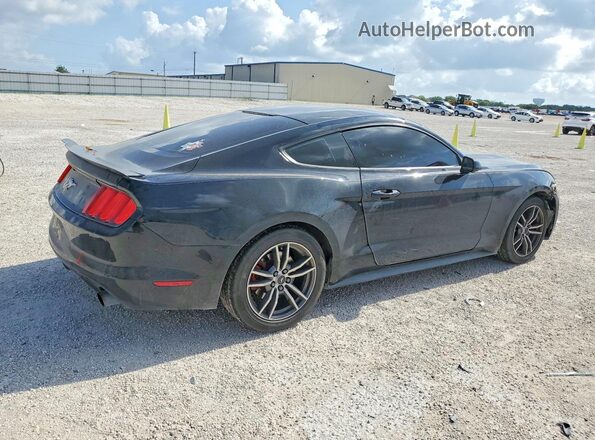 1FA6P8TH3H5291300 2017 FORD MUSTANG Черный Задняя правая четверть