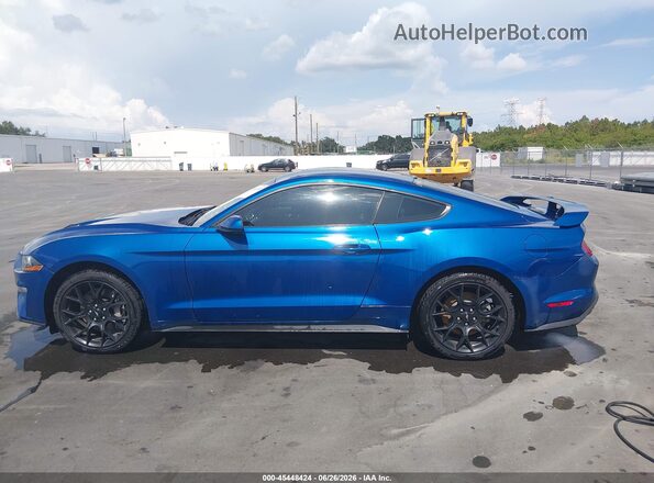 1FA6P8TH3J5113182 2018 FORD MUSTANG Blue Vista interior de 360 grados