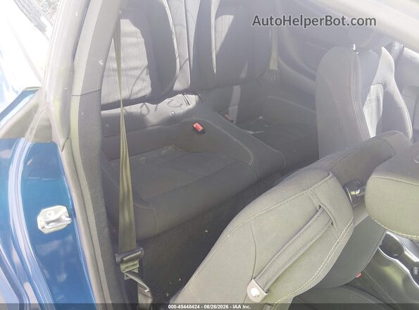 1FA6P8TH3J5113182 2018 FORD MUSTANG Blue Vista de la etiqueta del VIN
