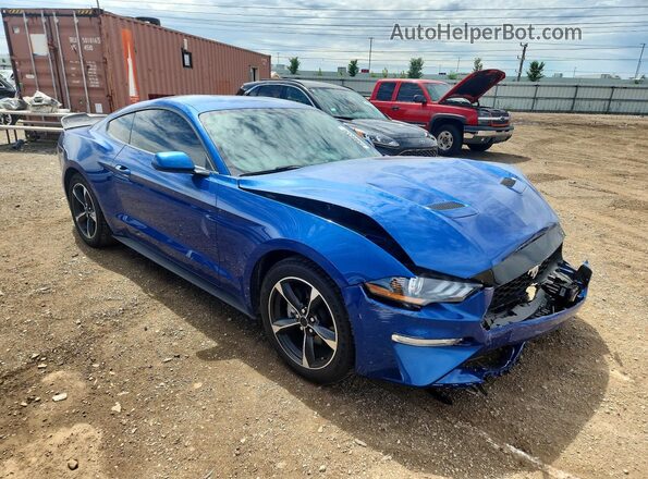 1FA6P8TH3J5150426 2018 FORD MUSTANG Blue წინა მარჯვენა