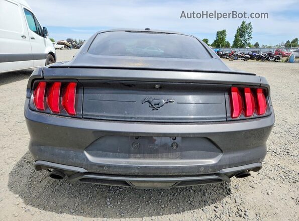 1FA6P8TH3J5163726 2018 FORD MUSTANG Угольный Вид сзади