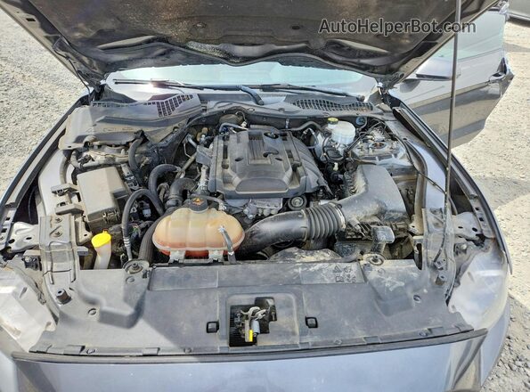 1FA6P8TH3J5163726 2018 FORD MUSTANG Угольный Вид задней части салона
