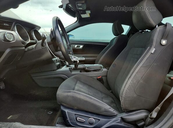 1FA6P8TH3J5163726 2018 FORD MUSTANG Угольный Вид салона спереди