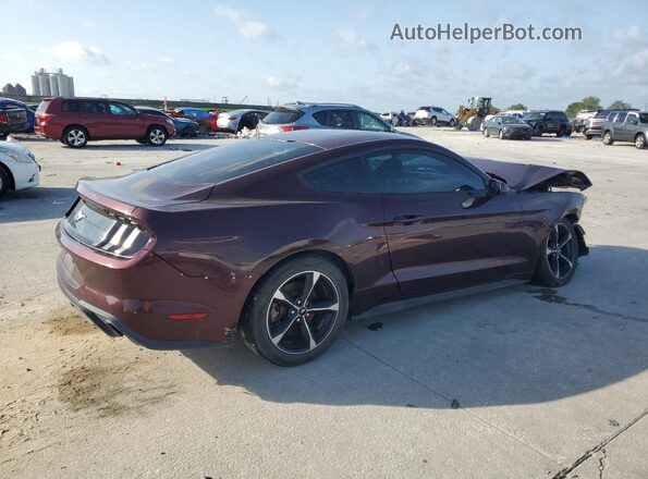 1FA6P8TH3J5171955 2018 FORD MUSTANG Бордовый Задняя правая четверть