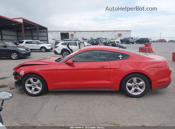 1FA6P8TH3J5176170 2018 FORD MUSTANG Red Սալոնի 360 աստիճան տեսք