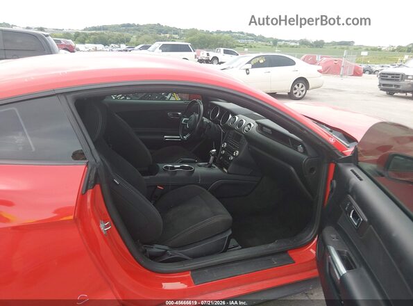 1FA6P8TH3J5176170 2018 FORD MUSTANG Red Սալոնի դիմացի տեսք