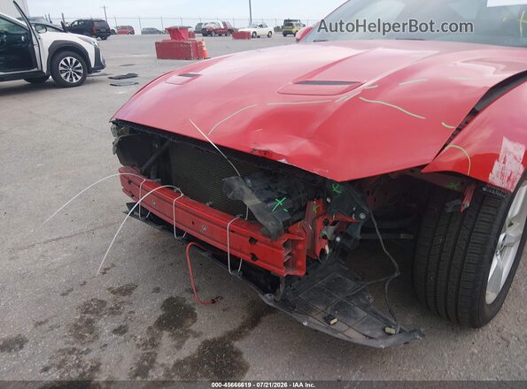 1FA6P8TH3J5176170 2018 FORD MUSTANG Red Դիմացի տեսք