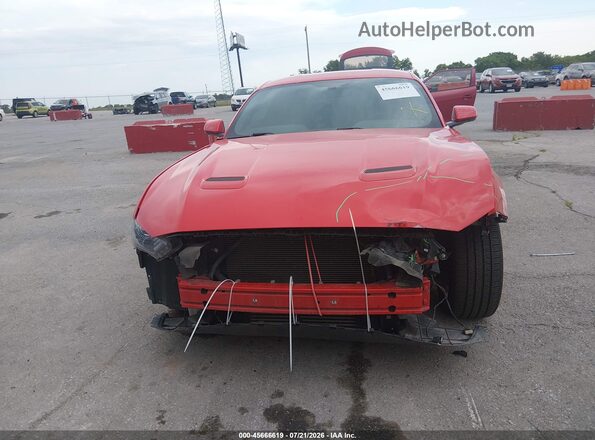 1FA6P8TH3J5176170 2018 FORD MUSTANG Red Սարքավորումների վահանակի տեսք