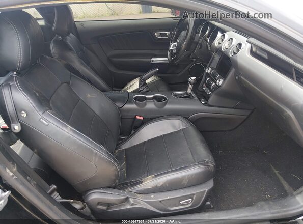 1FA6P8TH3K5118092 2019 FORD MUSTANG Black Vista interior delantera