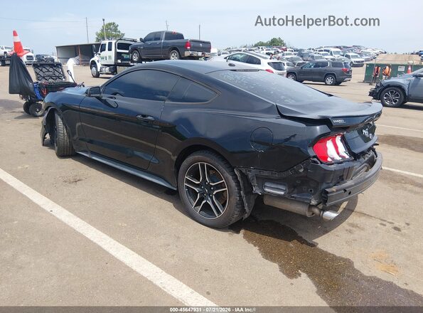 1FA6P8TH3K5118092 2019 FORD MUSTANG Black Trasero izquierdo