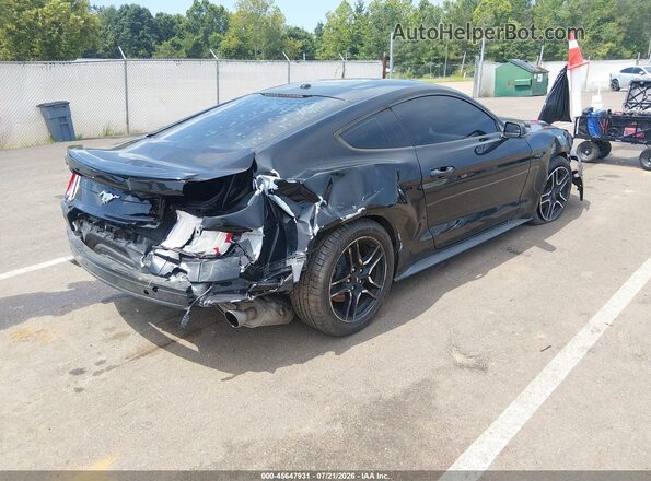 1FA6P8TH3K5118092 2019 FORD MUSTANG Black Trasero derecho