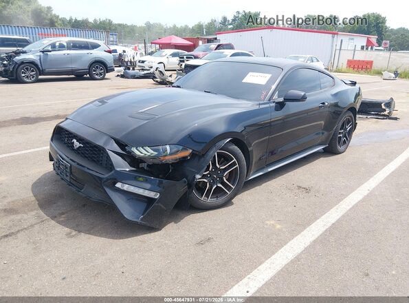 1FA6P8TH3K5118092 2019 FORD MUSTANG Black Vista tres cuartos delantera izquierda