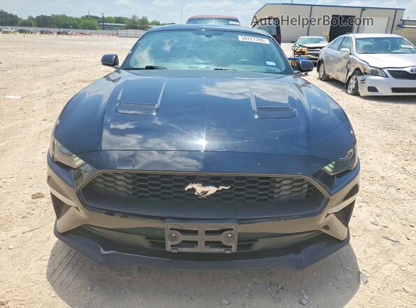 1FA6P8TH3K5122997 2019 FORD MUSTANG Black წინა ხედი