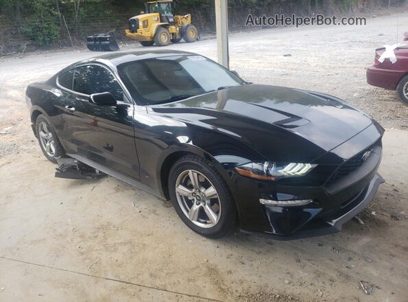1FA6P8TH3K5132199 2019 FORD MUSTANG Black Przód prawy
