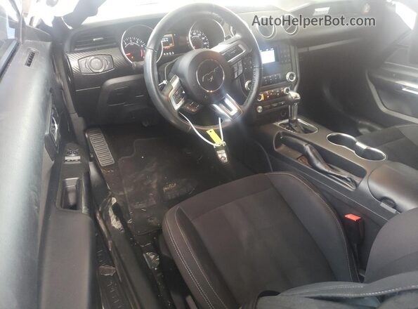 1FA6P8TH3K5132199 2019 FORD MUSTANG Black Widok deski rozdzielczej