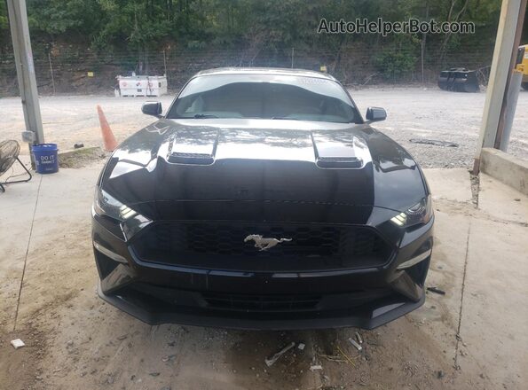 1FA6P8TH3K5132199 2019 FORD MUSTANG Black Widok z przodu