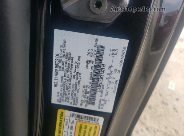 1FA6P8TH3K5132199 2019 FORD MUSTANG Black Widok komory silnika