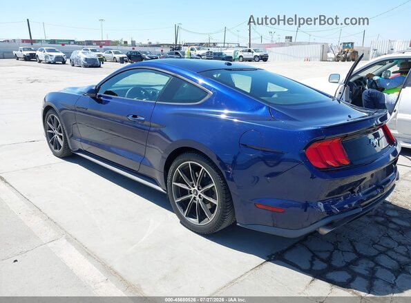 1FA6P8TH3K5159581 2019 FORD MUSTANG Navy Հետևի ձախ