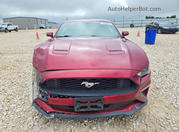 1FA6P8TH3K5163095 2019 FORD MUSTANG Red Widok z przodu