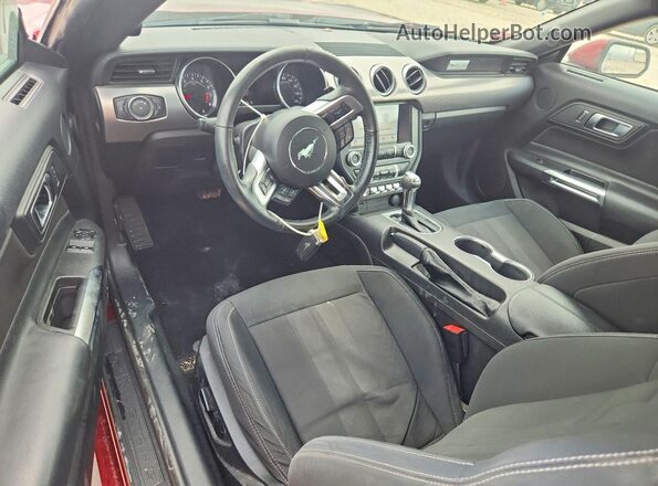 1FA6P8TH3K5163095 2019 FORD MUSTANG Red Widok deski rozdzielczej