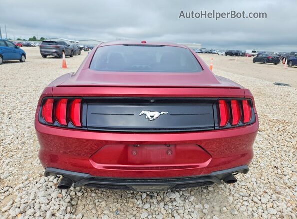 1FA6P8TH3K5163095 2019 FORD MUSTANG Red Widok z tyłu