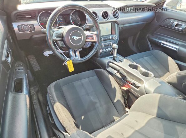 1FA6P8TH3K5173271 2019 FORD MUSTANG Blue Вид панелі приладів