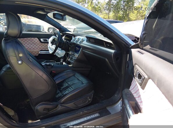 1FA6P8TH3L5100659 2020 FORD MUSTANG Silver Front interior view