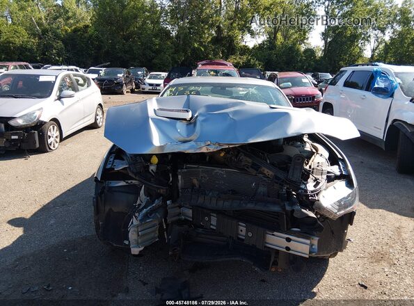 1FA6P8TH3L5100659 2020 FORD MUSTANG Silver Front view