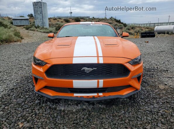 1FA6P8TH3L5134181 2020 FORD MUSTANG Orange Front view