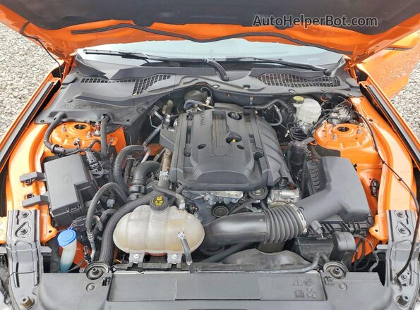 1FA6P8TH3L5134181 2020 FORD MUSTANG Orange Rear interior view