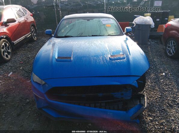 1FA6P8TH3L5175670 2020 FORD MUSTANG Blue Vista interior trasera