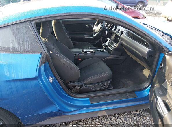1FA6P8TH3L5175670 2020 FORD MUSTANG Blue Vista interior delantera
