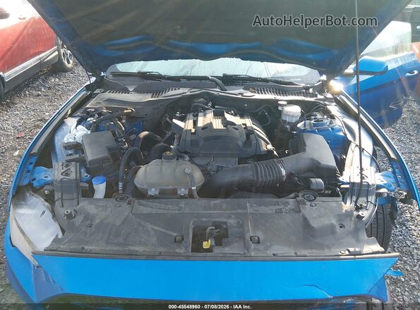 1FA6P8TH3L5175670 2020 FORD MUSTANG Blue Vista trasera