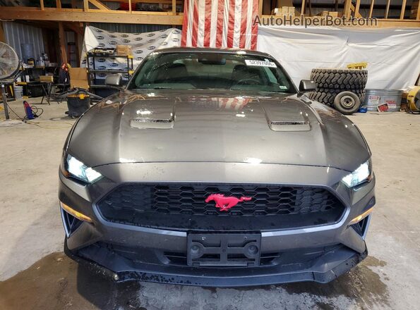 1FA6P8TH3M5112120 2021 FORD MUSTANG Gray Vista frontal