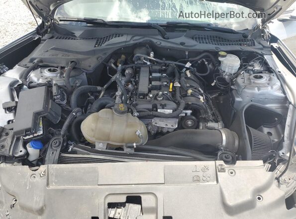 1FA6P8TH3M5117656 2021 FORD MUSTANG Silver უკანა სალონის ხედი