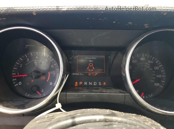 1FA6P8TH3M5117656 2021 FORD MUSTANG Silver ხელსაწყოთა პანელის ხედი