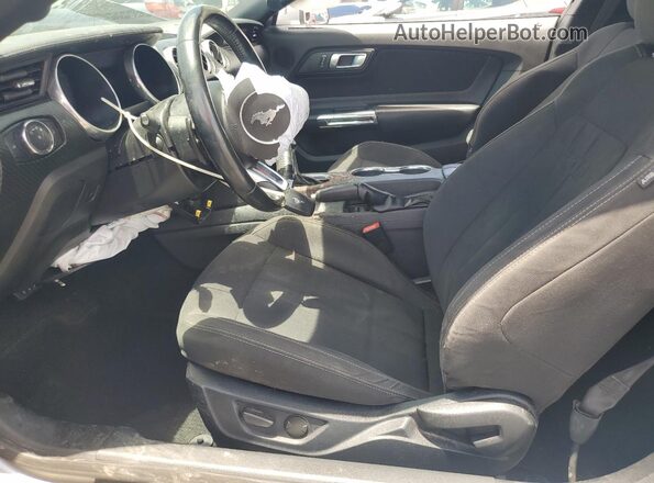 1FA6P8TH3M5117656 2021 FORD MUSTANG Silver წინა სალონის ხედი
