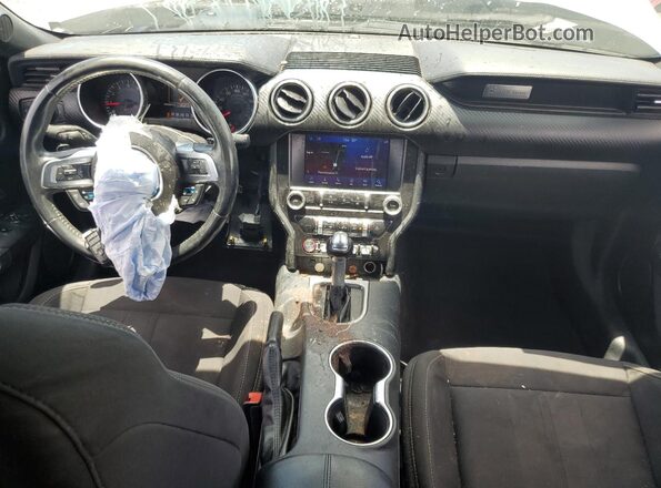 1FA6P8TH3M5117656 2021 FORD MUSTANG Silver წინა პანელის ხედი