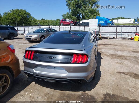 1FA6P8TH3M5134814 2021 FORD MUSTANG Silver Trasero derecho