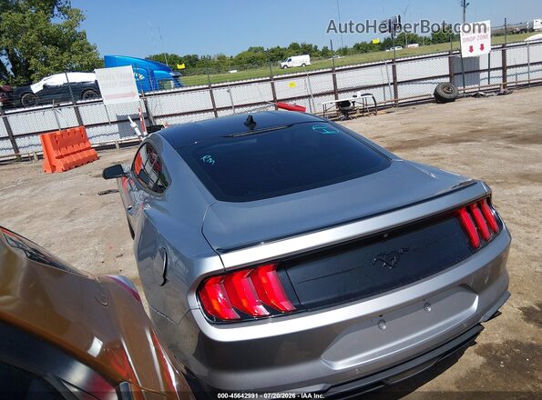 1FA6P8TH3M5134814 2021 FORD MUSTANG Silver Trasero izquierdo