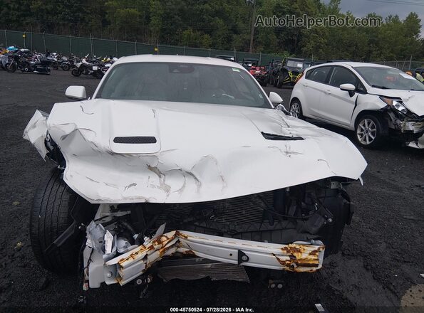 1FA6P8TH3N5145460 2022 FORD MUSTANG White Вид панелі приладів