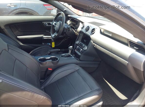 1FA6P8TH3P5102014 2023 FORD MUSTANG Черный Вид салона спереди