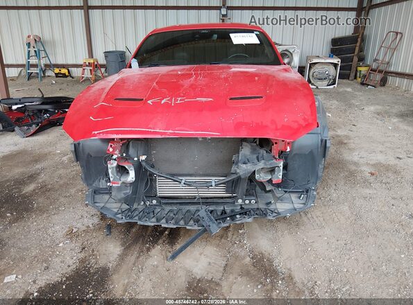 1FA6P8TH3P5110274 2023 FORD MUSTANG Red Widok z przodu