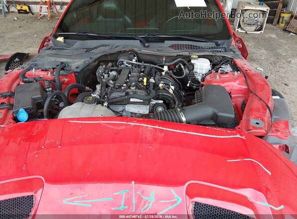 1FA6P8TH3P5110274 2023 FORD MUSTANG Red Widok z tyłu