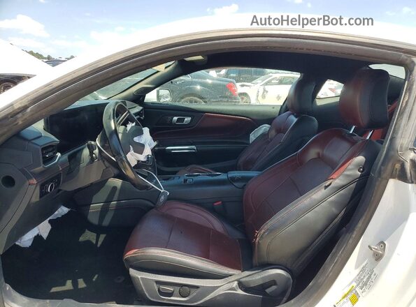 1FA6P8TH3R5111640 2024 FORD MUSTANG White წინა სალონის ხედი