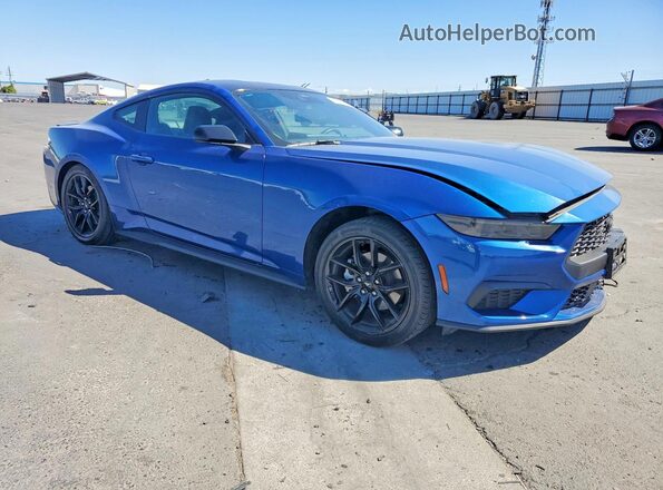 1FA6P8TH3R5116580 2024 FORD MUSTANG Blue წინა მარჯვენა