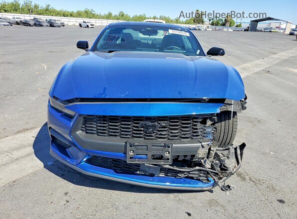 1FA6P8TH3R5116580 2024 FORD MUSTANG Blue წინა ხედი