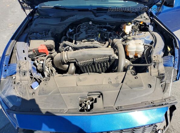 1FA6P8TH3R5116580 2024 FORD MUSTANG Blue უკანა სალონის ხედი